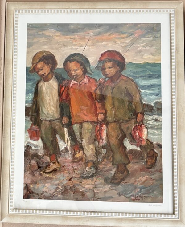 {je_artwork_artwork_medium_id}  {je_artwork_artwork_category_id} titled Surprise evening catch print
