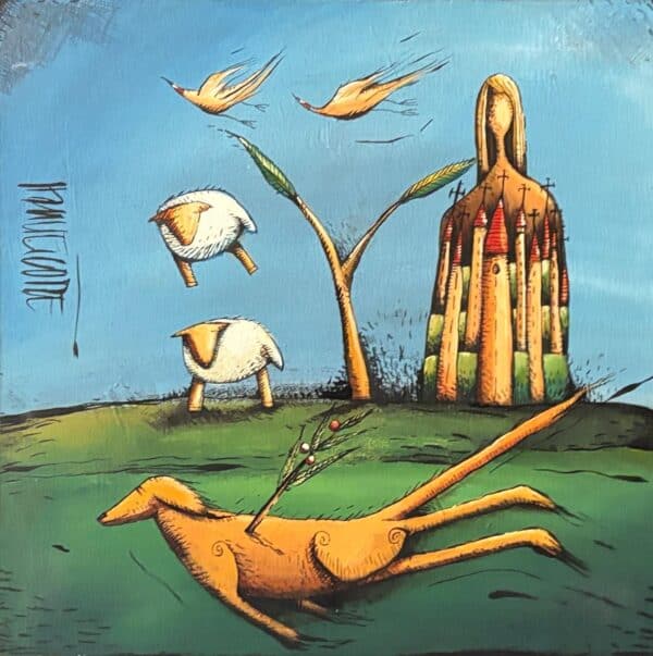 {je_artwork_artwork_medium_id}  {je_artwork_artwork_category_id} titled Heilig is my lyf