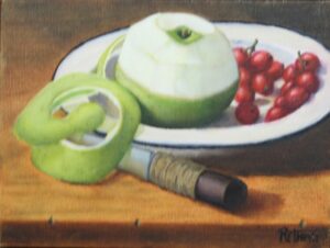 {je_artwork_artwork_medium_id}  {je_artwork_artwork_category_id} titled Appels & kersies