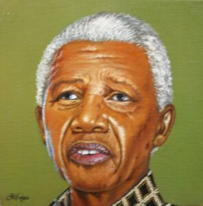 {je_artwork_artwork_medium_id}  {je_artwork_artwork_category_id} titled Nelson Mandela (EP)