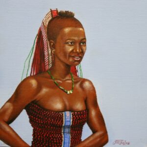 {je_artwork_artwork_medium_id}  {je_artwork_artwork_category_id} titled Young woman (EP)