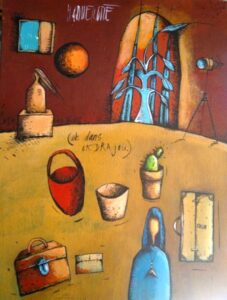 {je_artwork_artwork_medium_id}  {je_artwork_artwork_category_id} titled Dra jou