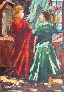 {je_artwork_artwork_medium_id}  {je_artwork_artwork_category_id} titled Dess-up