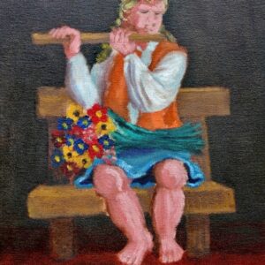 Girl with flute U/f