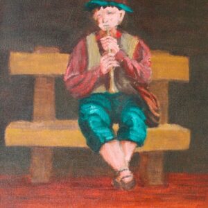 Boy with flute U/f
