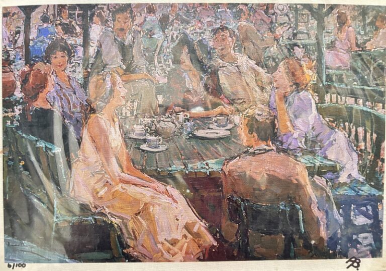 Canvas print  Painting titled full colour print u/f