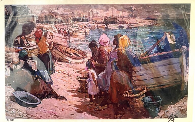 Canvas print  Painting titled full colour print u/f