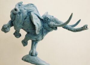 {je_artwork_artwork_medium_id}  {je_artwork_artwork_category_id} titled The Little Blue Elephant