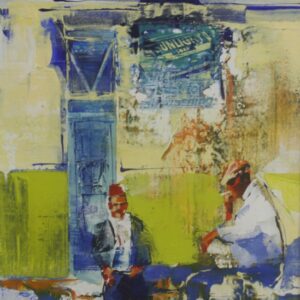 Men frontshop conversation