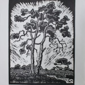 Tree - Linocut
