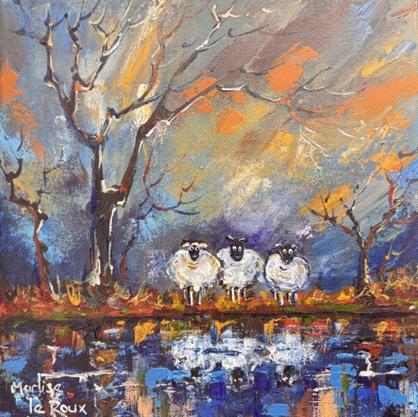 {je_artwork_artwork_medium_id}  {je_artwork_artwork_category_id} titled Moody sheep 1 u/f
