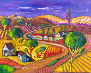 {je_artwork_artwork_medium_id}  {je_artwork_artwork_category_id} titled Country Road