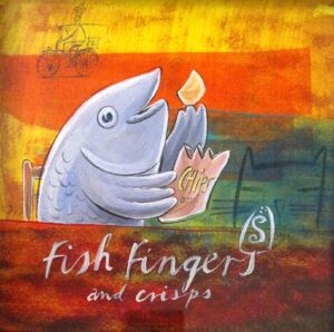{je_artwork_artwork_medium_id}  {je_artwork_artwork_category_id} titled Fish fingers