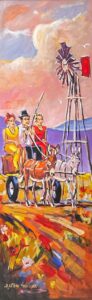 {je_artwork_artwork_medium_id}  {je_artwork_artwork_category_id} titled @ Donkey Coming