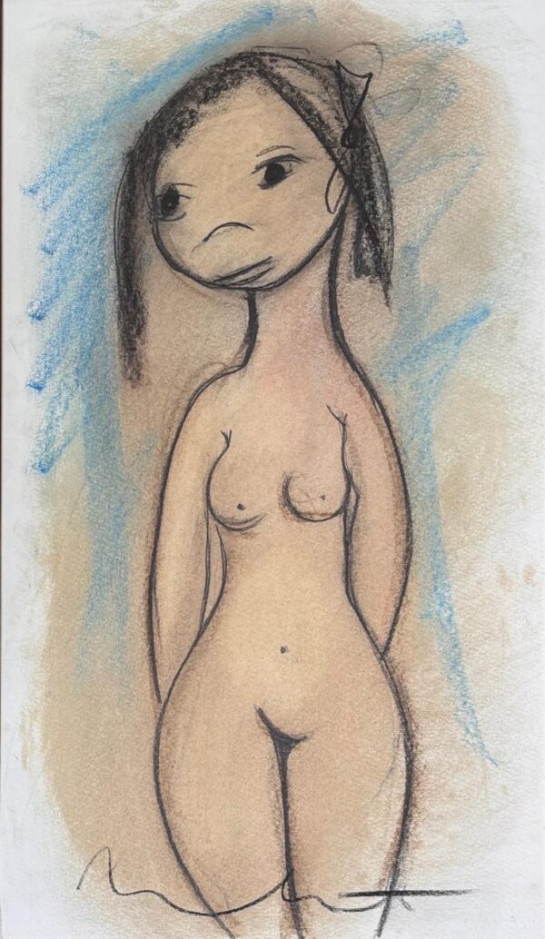 {je_artwork_artwork_medium_id}  {je_artwork_artwork_category_id} titled @ Nude