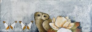 {je_artwork_artwork_medium_id}  {je_artwork_artwork_category_id} titled Magnolia owl