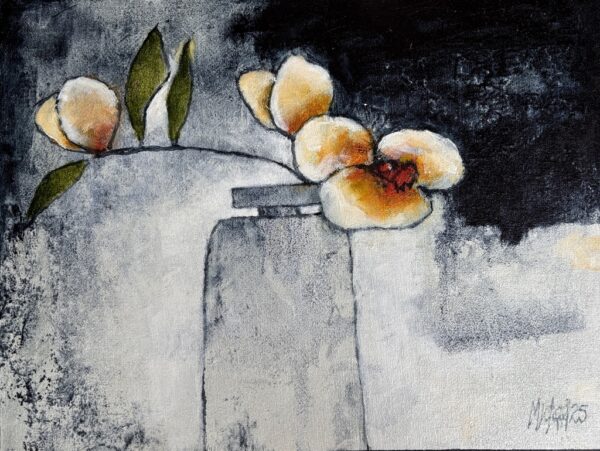 {je_artwork_artwork_medium_id}  {je_artwork_artwork_category_id} titled Camelias