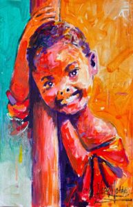 {je_artwork_artwork_medium_id}  {je_artwork_artwork_category_id} titled Shy