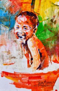 {je_artwork_artwork_medium_id}  {je_artwork_artwork_category_id} titled Bath joy
