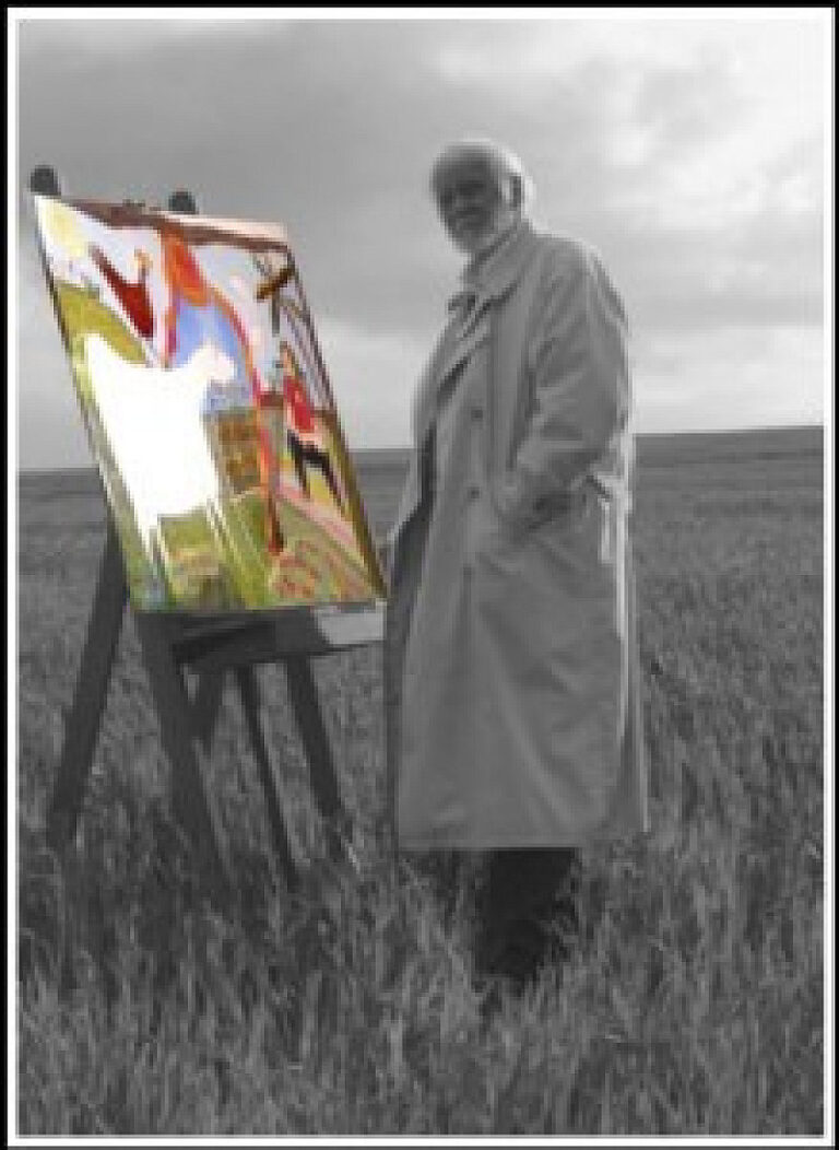 Photo of the atists Pieter van der Westhuizen