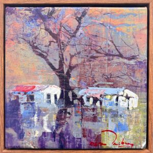 Derric van Rensburg, South African Farm vineyard art