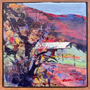 Derric van Rensburg, South African Farm vineyard art
