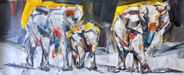 {je_artwork_artwork_medium_id}  {je_artwork_artwork_category_id} titled Elephants