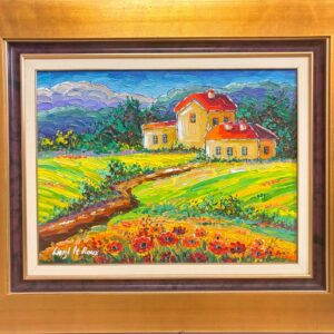 (c) Houses in landscape