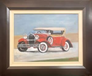 {je_artwork_artwork_medium_id}  {je_artwork_artwork_category_id} titled (c) Red car