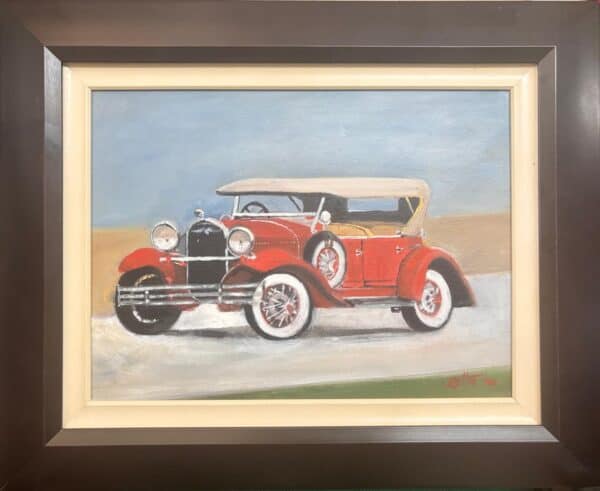 {je_artwork_artwork_medium_id}  {je_artwork_artwork_category_id} titled (c) Red car