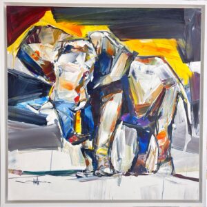{je_artwork_artwork_medium_id}  {je_artwork_artwork_category_id} titled Elephant