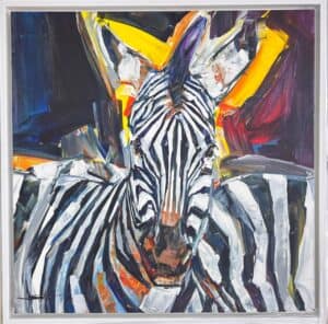 {je_artwork_artwork_medium_id}  {je_artwork_artwork_category_id} titled Zebra