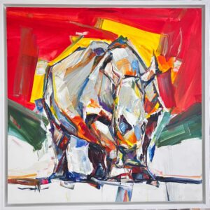 Mind Shana, Alice Art Gallery, South African Art, Rino