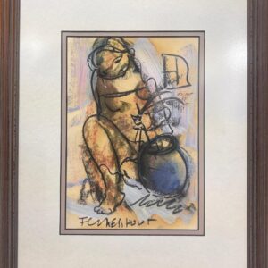 Frans Claerhout, Cooking, South African art, Alice Art Gallery
