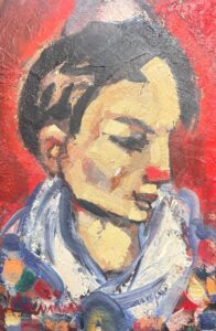 {je_artwork_artwork_medium_id}  {je_artwork_artwork_category_id} titled Clown