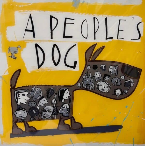 {je_artwork_artwork_medium_id}  {je_artwork_artwork_category_id} titled A people’s dog
