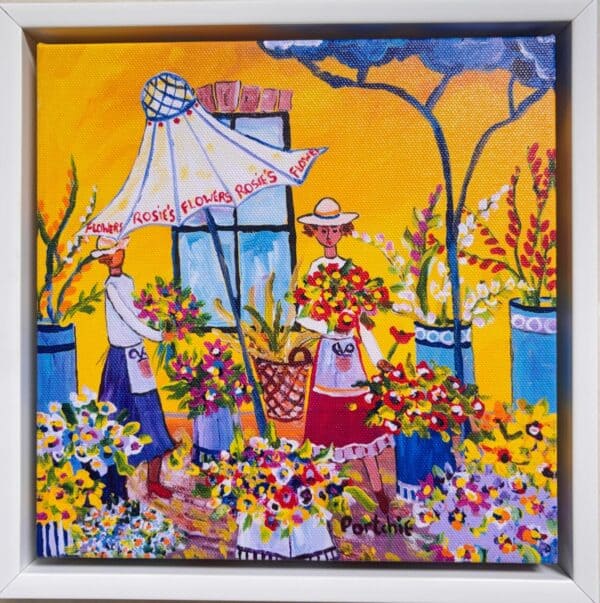 {je_artwork_artwork_medium_id}  {je_artwork_artwork_category_id} titled Flower sellers