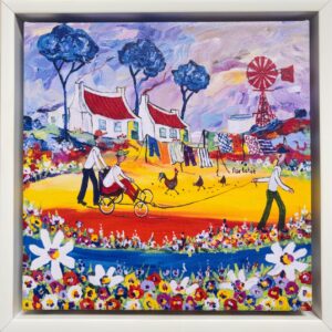 Portchie, canvas print, go-cart, Alice Art Gallery, South African art