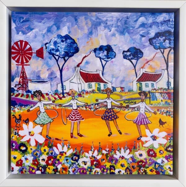 {je_artwork_artwork_medium_id}  {je_artwork_artwork_category_id} titled Hoola hoops