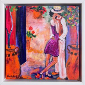 Portchie, canvas print, lovers, Alice Art Gallery, South African art