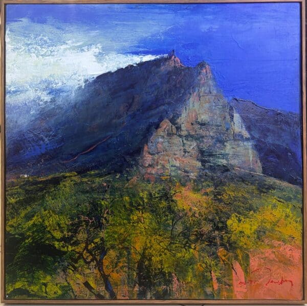 {je_artwork_artwork_medium_id}  {je_artwork_artwork_category_id} titled Edge of Table Mountain
