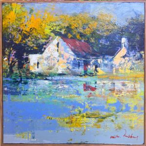 Derric van Rensburg, South African Art, Farm house, Alice Art Gallery