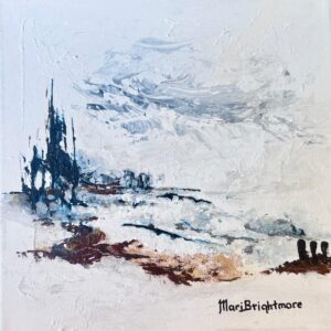 Mari Brightmore, Winter Tranquility, Alice Art Gallery, Abstract
