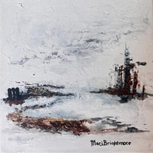 Mari Brightmore, Winter Tranquility, Alice Art Gallery, Abstract