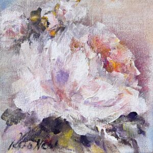 Petro Neal, White roses, Alice Art Gallery, South African Art