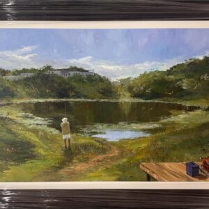 Tony de Freitas, Fishing, South African Art, Alice Art Gallery