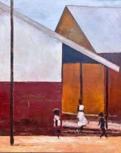 {je_artwork_artwork_medium_id}  {je_artwork_artwork_category_id} titled (c) Street scene u/f