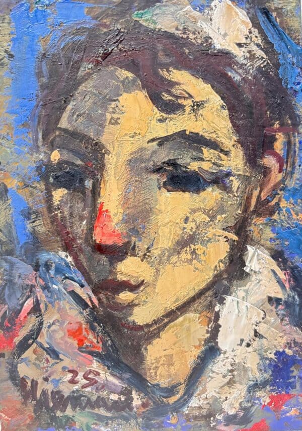 {je_artwork_artwork_medium_id}  {je_artwork_artwork_category_id} titled Clown