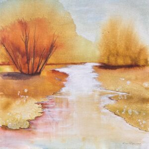 Kim Paxton, Flooded stream, Alice Art Gallery, South African Art