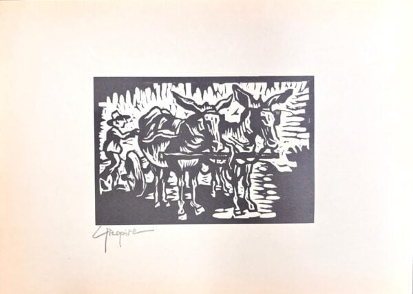 {je_artwork_artwork_medium_id}  {je_artwork_artwork_category_id} titled Donkey cart
